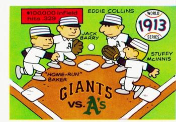 1970 Fleer World Series 010      1913 As/Giants